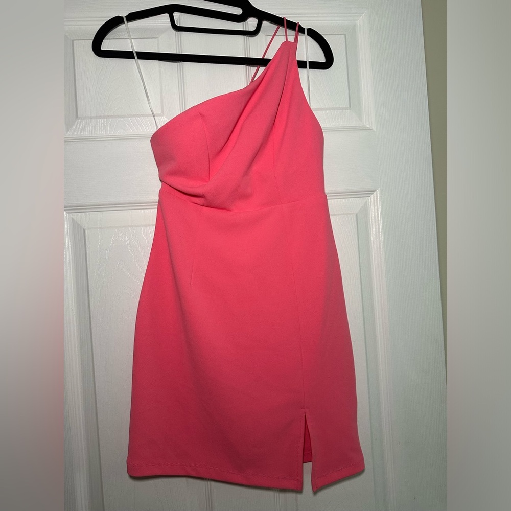 pink hello molly cocktail dress